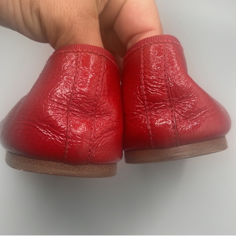 Prada ballet flats- red-39 - Picture 5 of 10